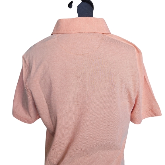 Thomas Sterling Men's Peach All Day Comfort Polo Collar Tee Size S NWT - Picture 5 of 14